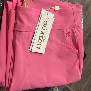 Brand new, beautiful and very comfy Luxletic Lilly Pulitzer pant, Size 2.